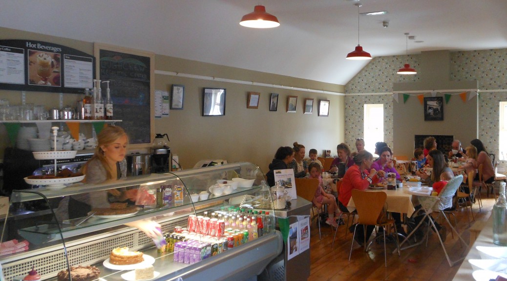 Wide selection of food and beverages available.