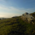 One of the massive kerb stones